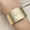 Aro Individual 07.213.0007 Oro Laminado, Diseño de Oja, Pulido, Tono Dorado (35 MM Thickness, One size fits all)