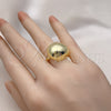 Anillo Elegante 01.341.0128 Oro Laminado, Diseño de Gota, Pulido, Tono Dorado (One size fits all)