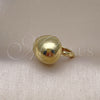Anillo Elegante 01.341.0128 Oro Laminado, Diseño de Gota, Pulido, Tono Dorado (One size fits all)