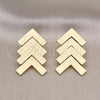 Arete Dormilona 02.385.0044 Oro Laminado, Pulido, Tono Dorado