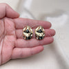 Arete Dormilona 02.385.0052 Oro Laminado, Pulido, Tono Dorado