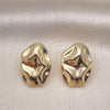 Arete Dormilona 02.385.0052 Oro Laminado, Pulido, Tono Dorado