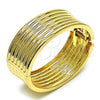 Aro Individual 07.307.0018.04 Oro Laminado, Pulido, Tono Dorado (25 MM Thickness, Size 4 (2.25 Diameter))