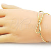 Aro Individual 07.341.0059 Oro Laminado, Diseño de Arco, Pulido, Tono Dorado (02 MM Thickness, One size fits all)