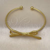 Aro Individual 07.341.0060 Oro Laminado, Diseño de Arco, Pulido, Tono Dorado (02 MM Thickness, One size fits all)
