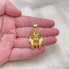 Dije Religioso 05.342.0211 Oro Laminado, Pulido, Tono Dorado