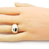 Anillo Elegante 01.60.0019 Oro Laminado, Pulido, Tono Dorado (One size fits all)