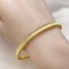 Pulsera Elegante 03.341.2287.1.08 Oro Laminado, Pulido, Tono Dorado (08 MM Thickness, 8 Inches Length)