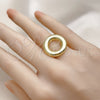 Anillo Elegante 01.341.0145 Oro Laminado, Pulido, Tono Dorado (One size fits all)