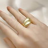 Anillo Elegante 01.341.0147 Oro Laminado, Pulido, Tono Dorado (One size fits all)