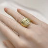 Anillo Elegante 01.341.0156 Oro Laminado, Diseño de Gota, Pulido, Tono Dorado (One size fits all)