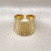 Anillo Elegante 01.341.0157 Oro Laminado, Pulido, Tono Dorado (One size fits all)