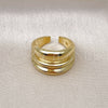 Anillo Elegante 01.341.0158 Oro Laminado, Pulido, Tono Dorado (One size fits all)