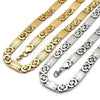 Collar y Pulsera 06.363.0032.2 Acero Inoxidable, Pulido, Tono Dorado