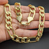 Gargantilla Basica 03.419.0009.24 Oro Laminado, Diamantado, Tono Dorado (Grosor 12 MM, 24 Pulgadas de Largo)