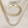 Collar y Pulsera 06.372.0077 Oro Laminado, Pulido, Tono Dorado