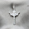 Dije Religioso 05.392.0096 Plata Rodinada, Pulido, Tono Plateado