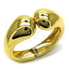Aro Individual 07.422.0004.05 Oro Laminado, Diseño de Gota, Pulido, Tono Dorado (30 MM Thickness, Size 5 (2.50 Diameter))
