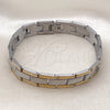 Pulsera Solida 03.114.0225.4.08 Acero Inoxidable, Pulido, Dos Tonos (12 MM Thickness, 8 Inches Length)