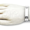 Pulsera Solida 03.114.0245.2.09 Acero Inoxidable, Pulido, Tono Plateado (13 MM Thickness, 9 Inches Length)