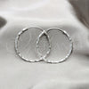 Argolla Mediana 02.409.0044.40 Plata Rodinada, Diseño de Torcido, Pulido, Tono Plateado