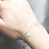 Pulsera de Dije 03.409.0170.07 Plata Rodinada, Pulido, Tono Plateado (Grosor 03 MM, 7 Pulgadas de Largo)
