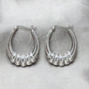Argolla Mediana 02.425.0002.35 Plata Rodinada, Pulido, Tono Plateado