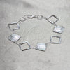Pulsera Elegante 03.392.0030.07 Plata Rodinada, Pulido, Tono Plateado (Grosor 35 MM, 7 Pulgadas de Largo)