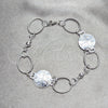Pulsera Elegante 03.392.0036.07 Plata Rodinada, Pulido, Tono Plateado (Grosor 16 MM, 7 Pulgadas de Largo)