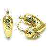 Argolla Mediana 02.253.0092.30 Oro Laminado, Diseño de Guadalupe y Corazón, Pulido, Tono Dorado