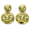 Arete Largo 02.385.0071 Oro Laminado, Pulido, Tono Dorado