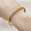 Aro Individual 07.170.0051 Oro Laminado, Diseño de Torcido, Diamantado, Tono Dorado (06 MM Thickness, One size fits all)