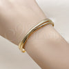 Aro Individual 07.282.0016 Oro Laminado, Diseño de Torcido, Mate, Tono Dorado (Thickness, One size fits all)