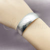 Aro Individual 07.432.0002.1 Rodio Laminado, Pulido, Rodinado (Grosor 17.8 MM, Talla Unica)