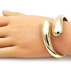 Aro Individual 07.215.0001.04 Oro Laminado, Diseño de Gota, Pulido, Tono Dorado (40 MM Thickness, Size 4 (2.25 Diameter))