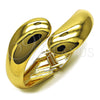 Aro Individual 07.215.0009.05 Oro Laminado, Diseño de Gota, Pulido, Tono Dorado (40 MM Thickness, Size 5 (2.50 Diameter))