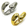 Aro Individual 07.215.0009.05 Oro Laminado, Diseño de Gota, Pulido, Tono Dorado (40 MM Thickness, Size 5 (2.50 Diameter))