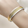 Aro Individual 07.170.0069 Oro Laminado, Diamantado, Tres Tonos (Thickness, One size fits all)