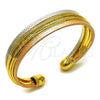 Aro Individual 07.170.0069 Oro Laminado, Diamantado, Tres Tonos (Thickness, One size fits all)