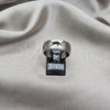 Anillo de Hombre 01.63.0608.09 Acero Inoxidable, Diseño de Ciervo, Mate, Tono Plateado (Size 9)
