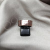 Anillo de Hombre 01.63.0611.13 Acero Inoxidable, Diseño de Pies, Pulido, Tono Plateado (Size 13)