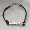 Pulsera Elegante 03.63.22132.08 Acero Inoxidable, Diseño de Amor, con Blanca Cristal, Pulido, Tono Plateado (03 MM Thickness, 8 Inches Length)