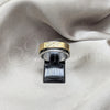 Anillo de Hombre 01.63.0622.08 Acero Inoxidable, Diseño de Pescado y Corazón, Pulido, Tono Dorado (Size 8)
