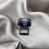 Anillo de Hombre 01.63.0623.08 Acero Inoxidable, Pulido, Rodinado Negro (Size 8)
