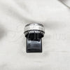 Anillo de Hombre 01.63.0684.11 Acero Inoxidable, Diseño de Duplo, Pulido, Rodinado Negro (Size 11)