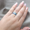 Anillo de Hombre 01.63.0698.07 Acero Inoxidable, Esmaltado Multicolor, Tono Plateado (Size 7)