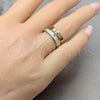 Anillo de Hombre 01.63.0746.08 Acero Inoxidable, Pulido, Dos Tonos (Size 8)