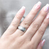 Anillo de Hombre 01.63.0713.07 Acero Inoxidable, Cepillado, Rodinado (Size 7)