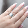 Anillo de Hombre 01.63.0714.07 Acero Inoxidable, Cepillado, Rodinado (Size 7)