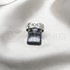Anillo de Hombre 01.63.0724.09 Acero Inoxidable, Pulido Negro, Tono Plateado (Size 9)